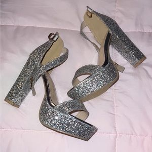 glitter heels
